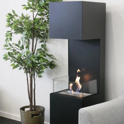 Open 3-Sided Freestanding Bio Fireplace