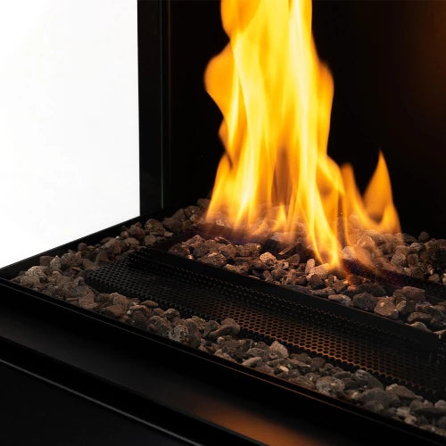Planika Arcticon Black Three sided Freestanding Automatic Bio Fireplace