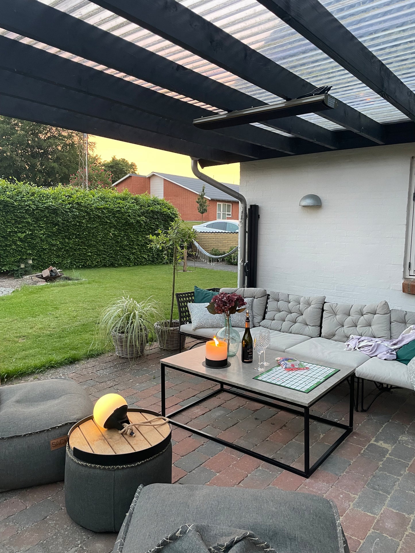 Heatbar 1000 is an infrared patio heater 60 cm