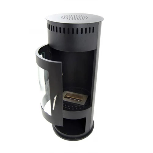Washington - Black bioethanol Wood-Freestanding Burning Stove