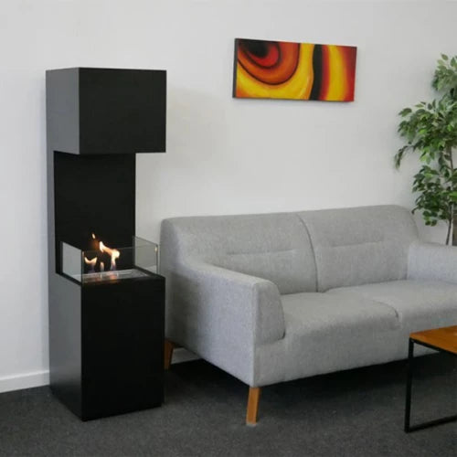 Open 3-Sided Freestanding Bio Fireplace