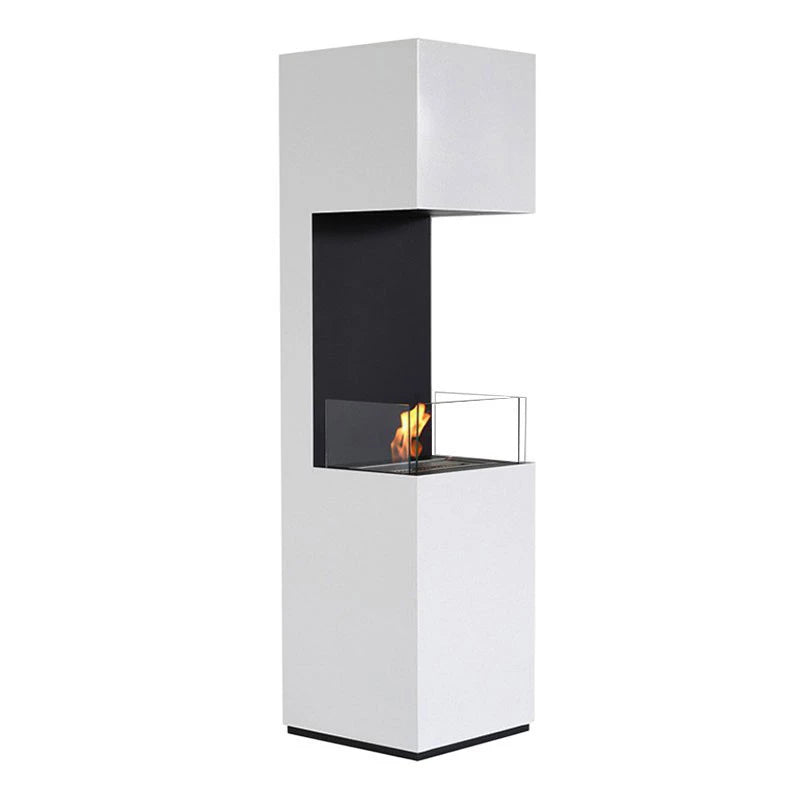 Open 3-Sided Freestanding Bio Fireplace